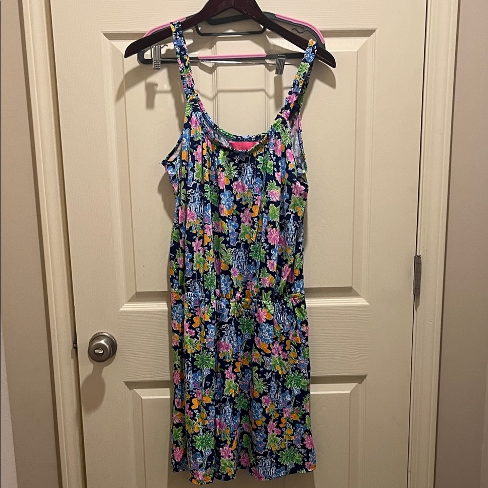 Lilly Pulitzer Vibrant Floral Pattern Dress